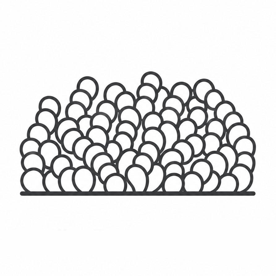 Pętelka Bouclé - Popcorn